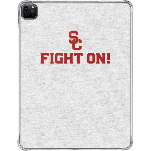 University of Southern California USC Fight On Grey iPad Pro 11in (2024) Clear Case